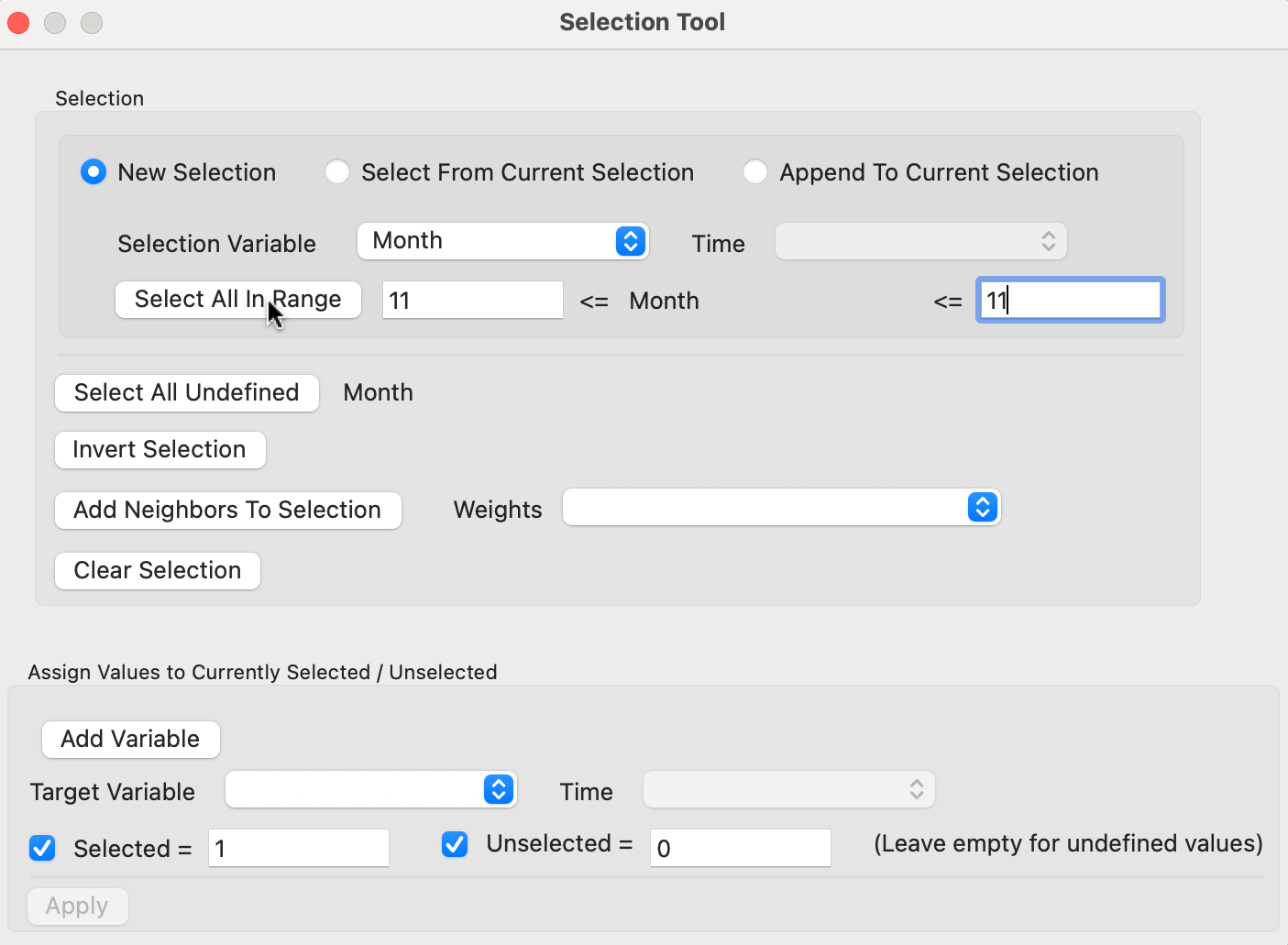 Selection Tool