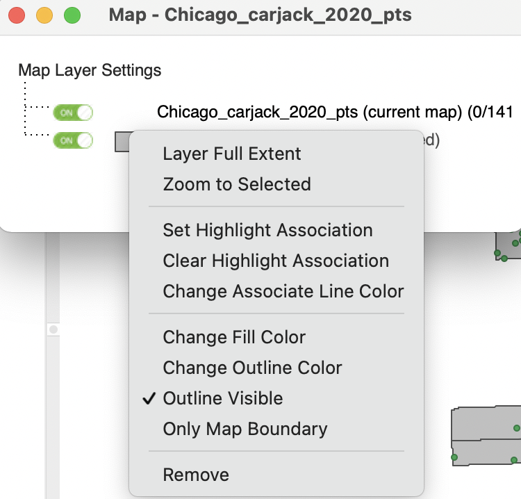 Customizing the second map layer