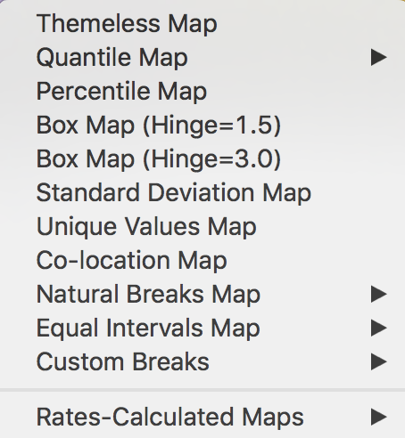 Mapping options