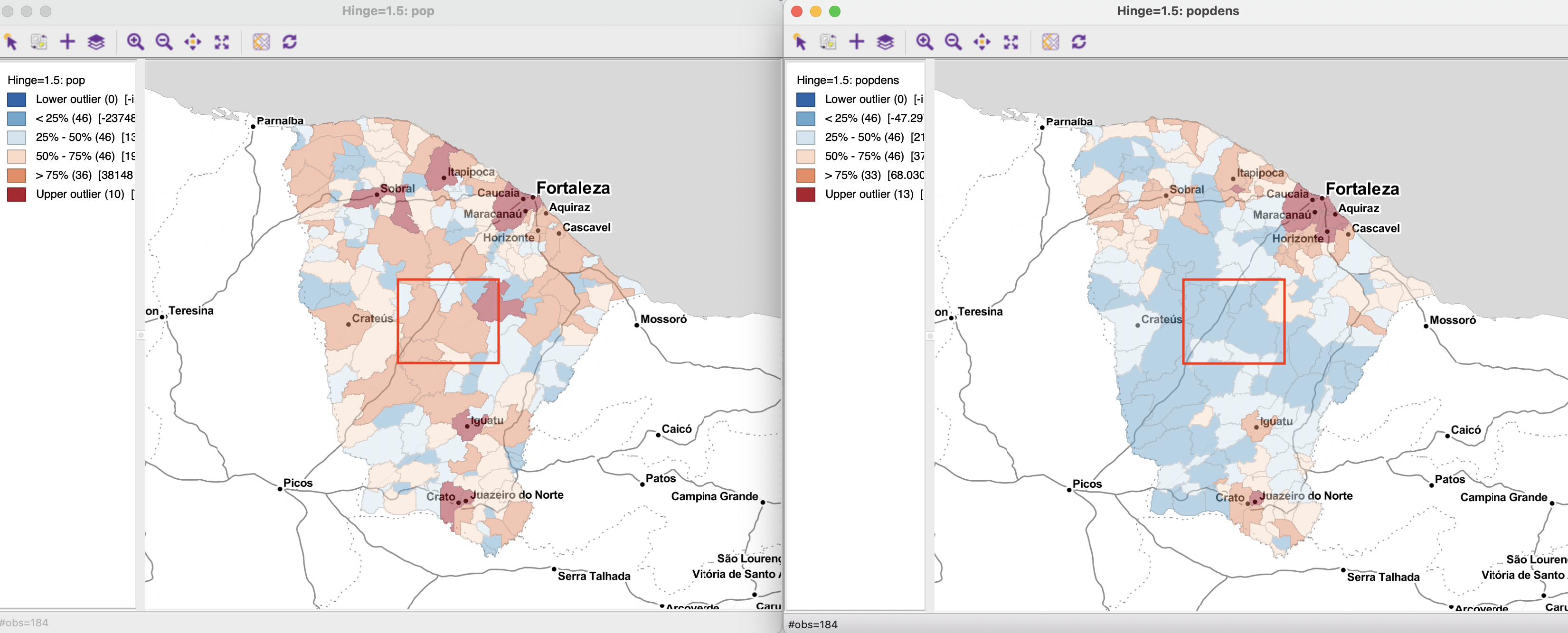 Population and population density