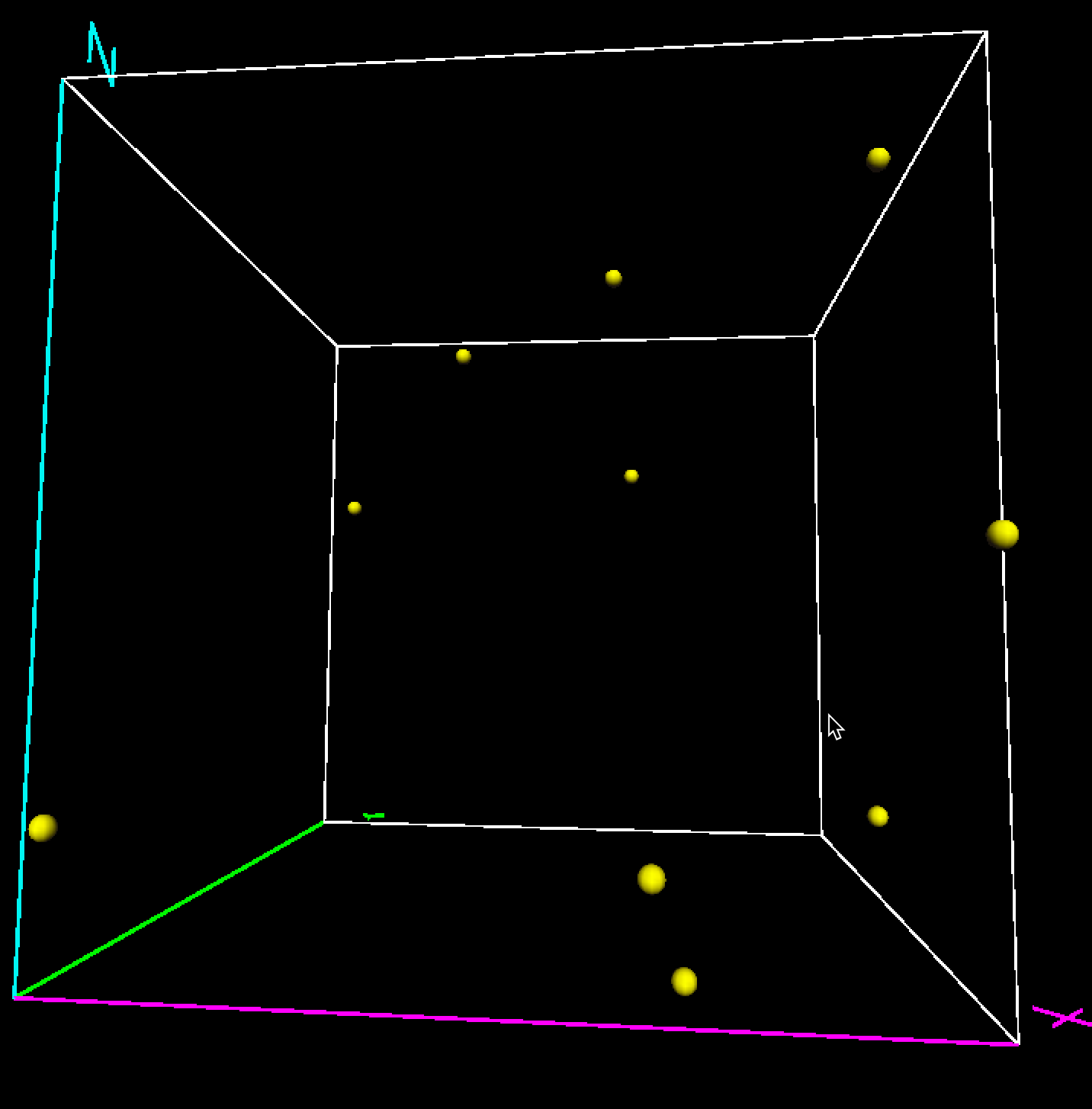 Uniform random variables in three dimensions