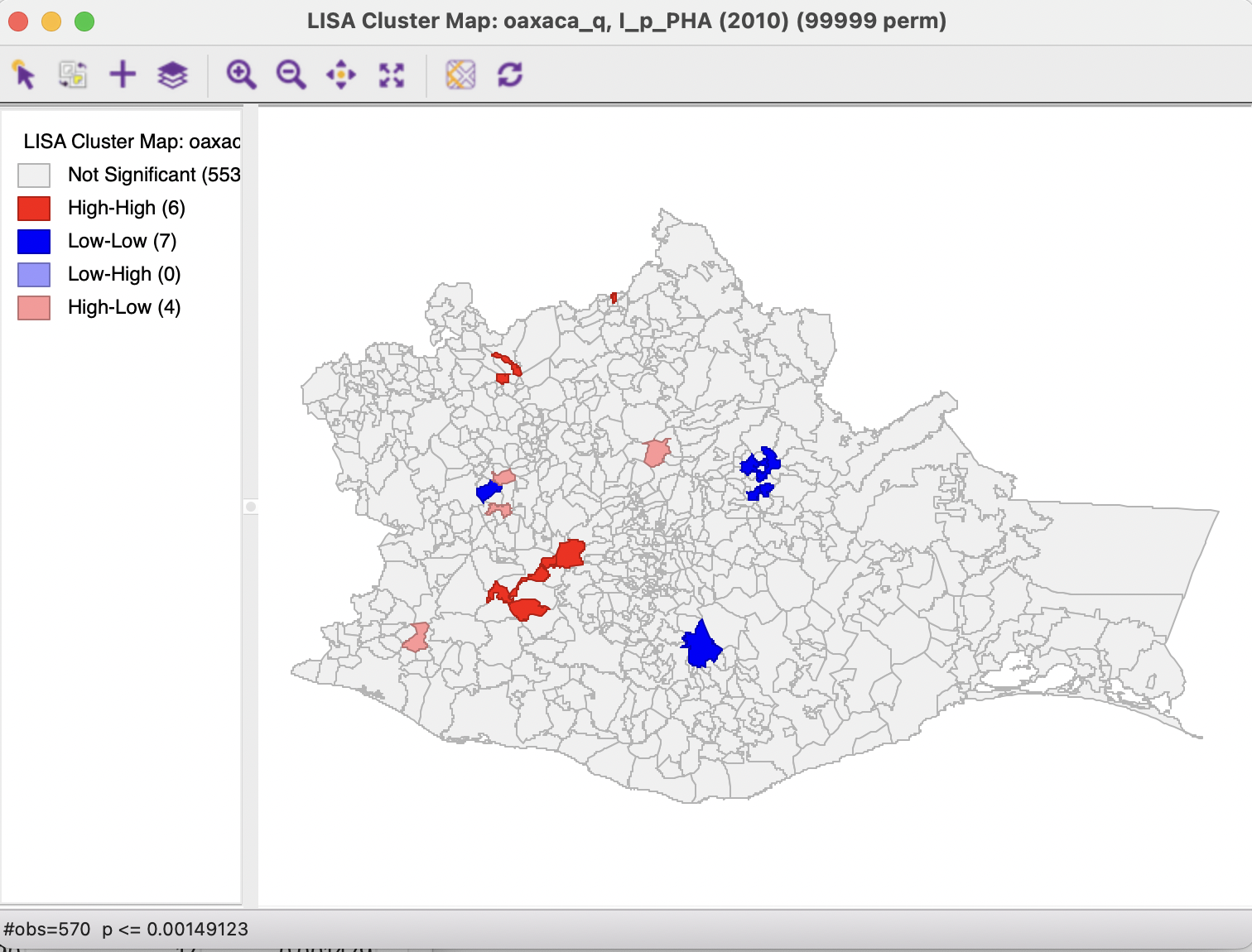 Cluster map - FDR