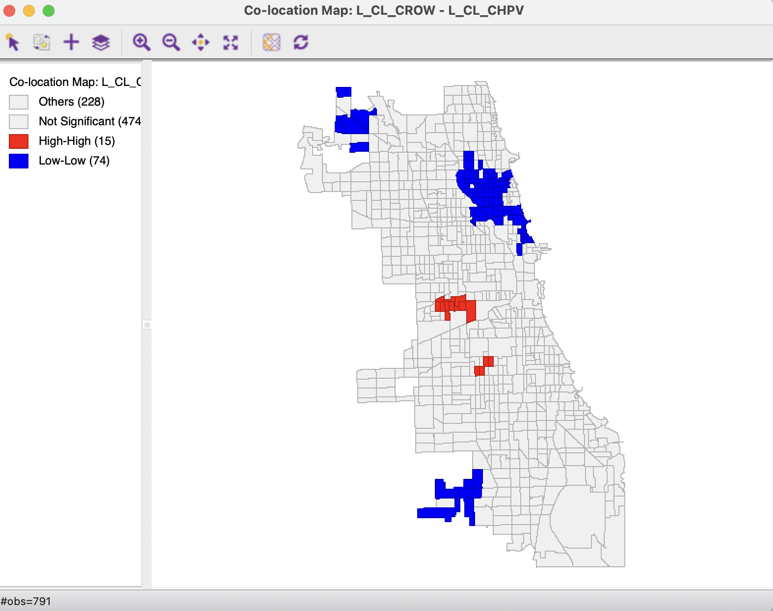 Co-Location of Local Moran for Child Poverty and Crowded Housing