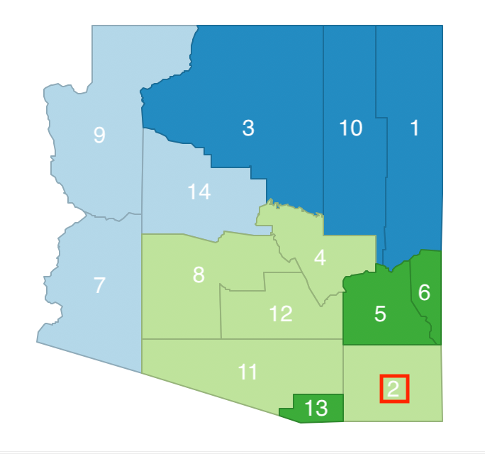 Arizona AZP step 1 neighbor selection - 2